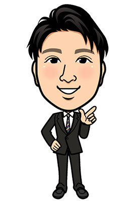 先生の似顔絵